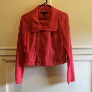 Rock & Republic Coral Faux Suede Moto Jacket